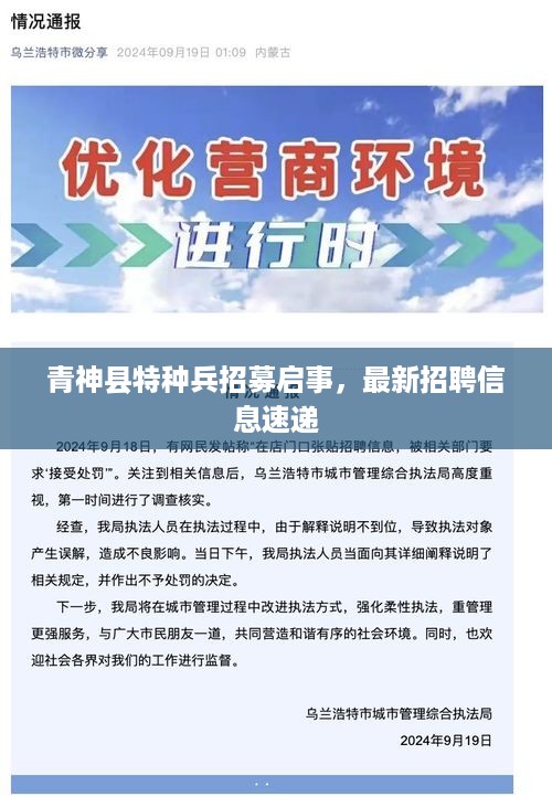 青神县特种兵招募启事，最新招聘信息速递