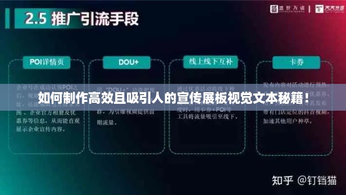 如何制作高效且吸引人的宣传展板视觉文本秘籍！
